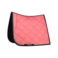 1461- CHARMER Dressage Saddle Pad - Coral_Front