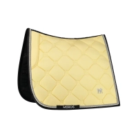 1463- CHARMER Dressage Saddle Pad - Pastel Yellow_Front