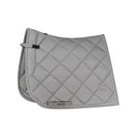1508 Iconic Dressage Saddle Pad Topping Grey_Front